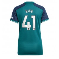 Arsenal Declan Rice #41 Tretí Ženy futbalový dres 2023-24 Krátky Rukáv